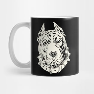 Puzzled Pitbull Mug